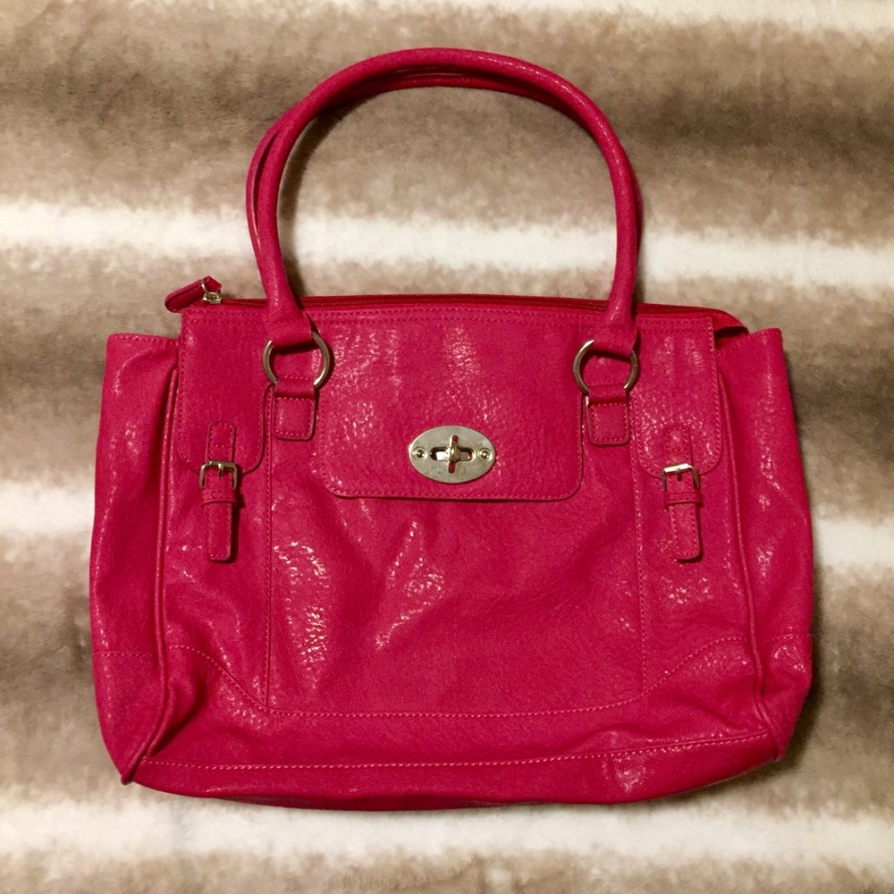 New York & Company Vegan Hot Pink Purse NWOT